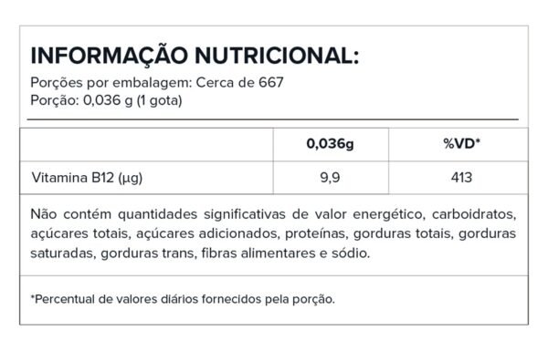 VITAMINA B12 C/ 20ML - VITAFOR - Image 2