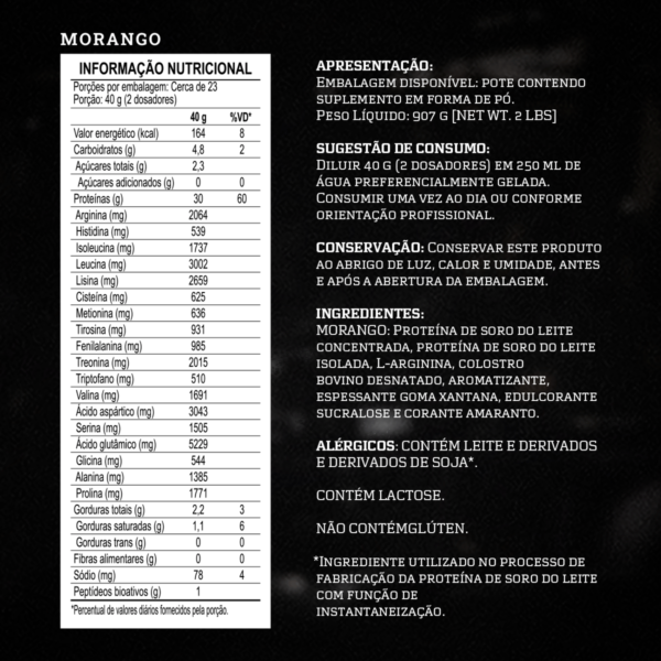 WHEY NITRO HARD C/ 900GR - DARKNESS - Image 2