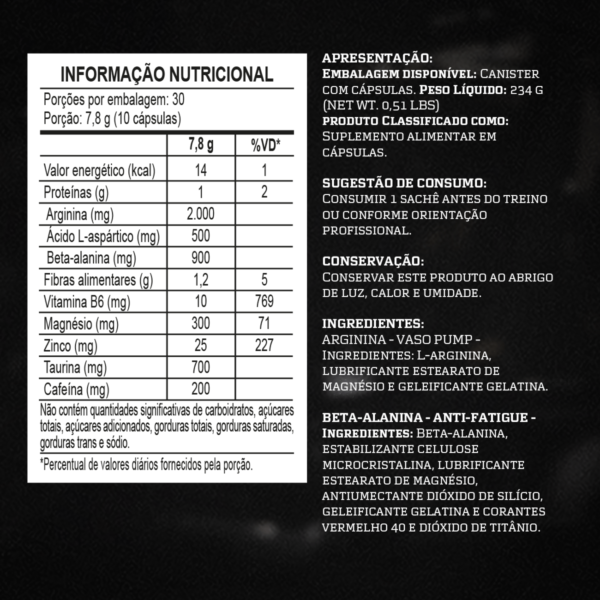 MEGA PACK POWER WORKOUT C/ 30PACKS - DARKNESS - Image 2