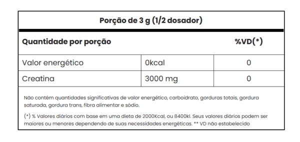 CREATINA PLATINUM C/ 300GR – ADAPTOGEN - Image 2