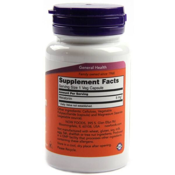 MELATONINA 5MG - NOW FOODS - Image 2